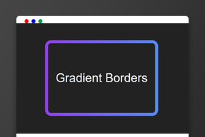 利用CSS怎么创建渐变色边框？5种方法分享