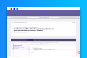 Laravel6的新错误界面你知道是啥样子的吗？