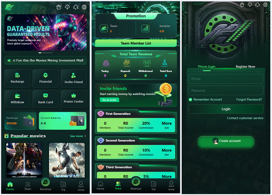 Flickiri Fun海外电影投资理财源码/英文版影视理财类源码下载插图