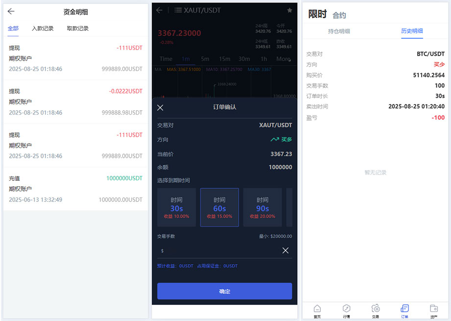 PHP多语言交易所源码下载/虚拟币理财系统源码/期权交易/合约交易/新币申购/锁仓包含搭建教程插图3
