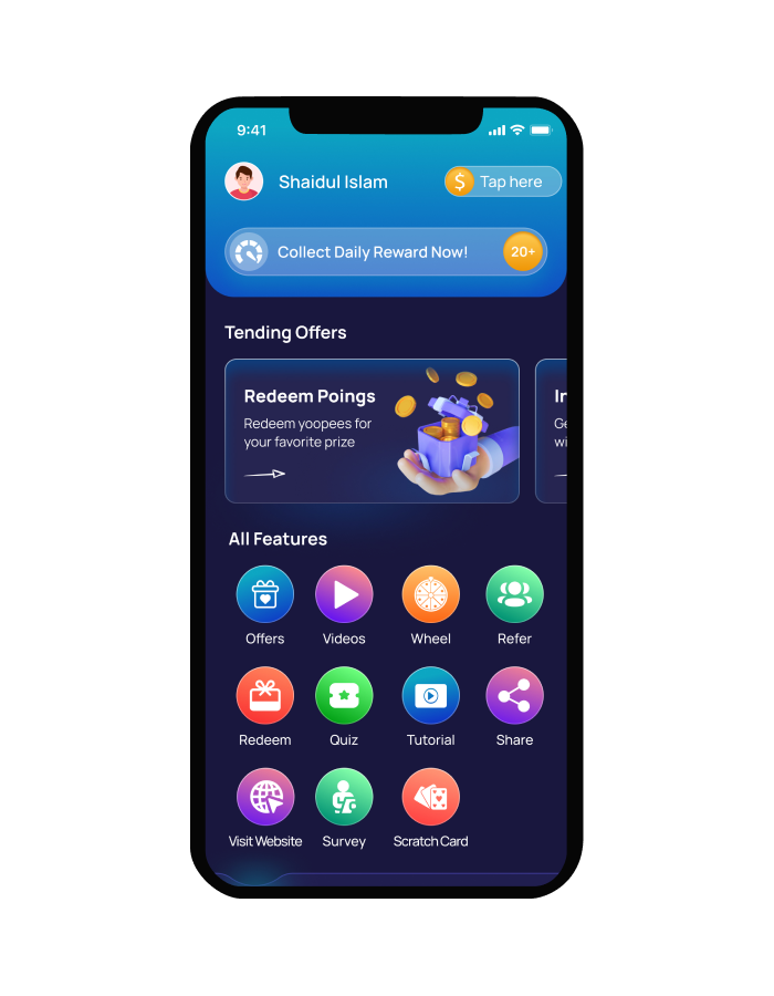 海外在线网赚APP源码下载/在线赚钱Flutter应用插图2