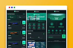 LineView海外汽车投资理财平台源码/前端HTML后端PHP