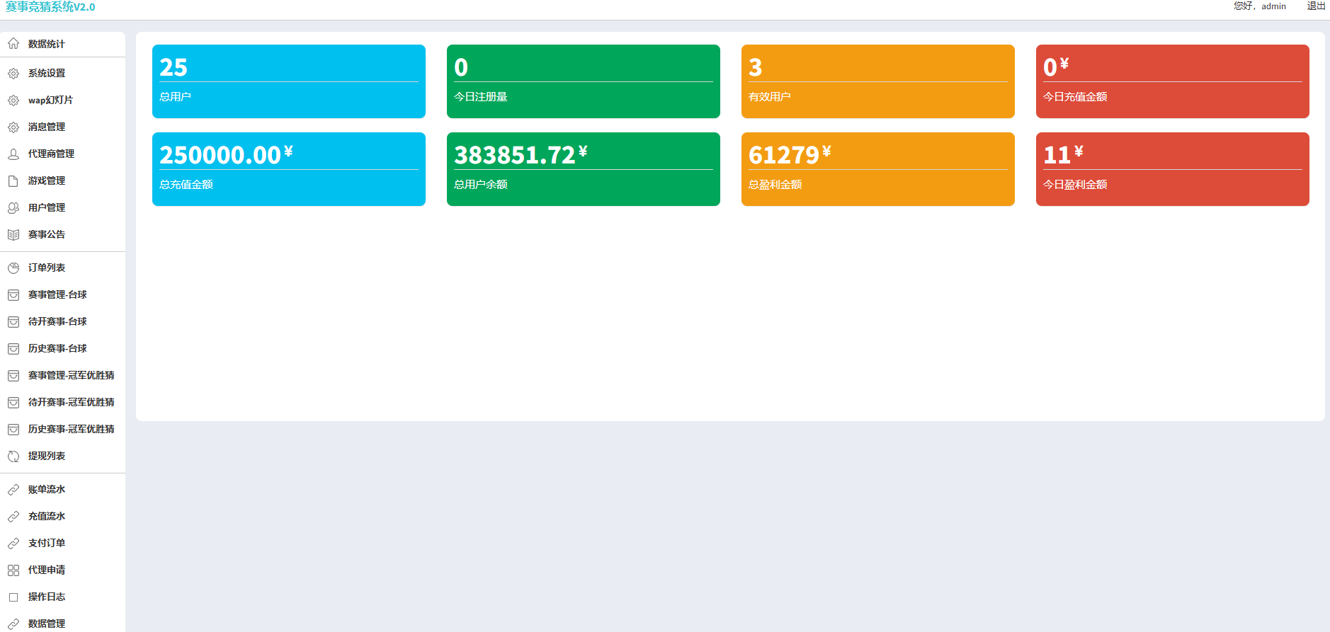 赛事竞猜系统源码/PHP+HTML游戏台球赛事竞猜平台插图4