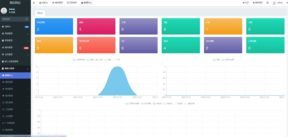 Uniapp全开源装修小程序源码下载/助力装修团队引流推广！支持多功能自定义管理插图2