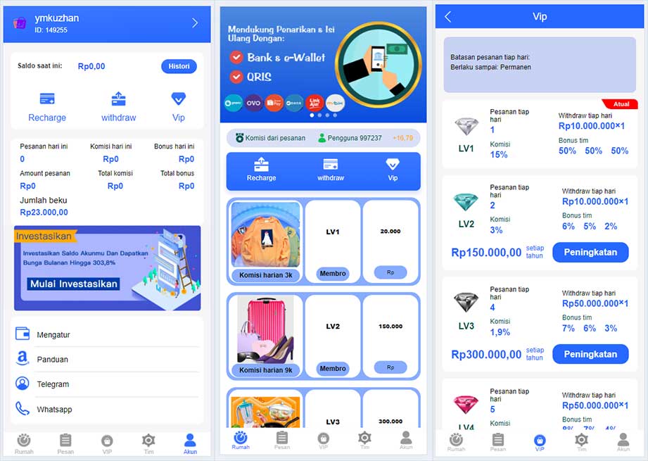 Thinkphp印尼语海外抢单商城源码下载/Toko Rabat插图
