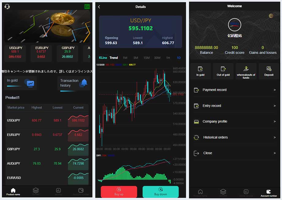 海外多语言外汇微盘微交易系统源码下载｜ThinkPHP 微交易平台插图