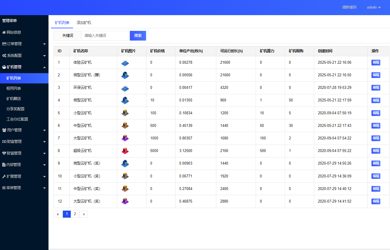 GRT 云矿机算力挖矿系统源码下载｜区块链虚拟币投资理财 PHP 平台插图3