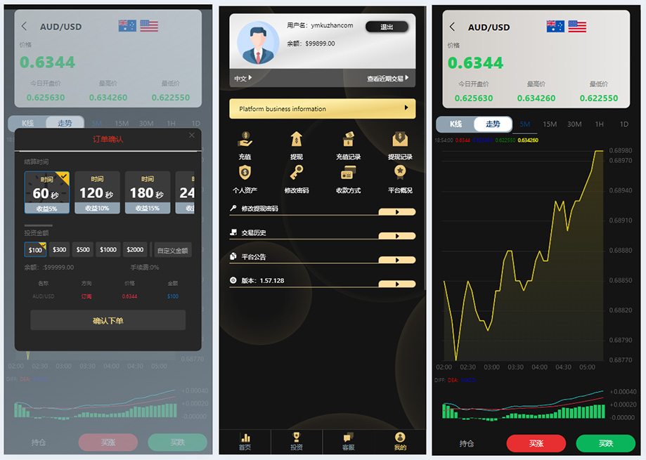 PHP国泰君安风格多语言微盘微交易所源码二开版插图1