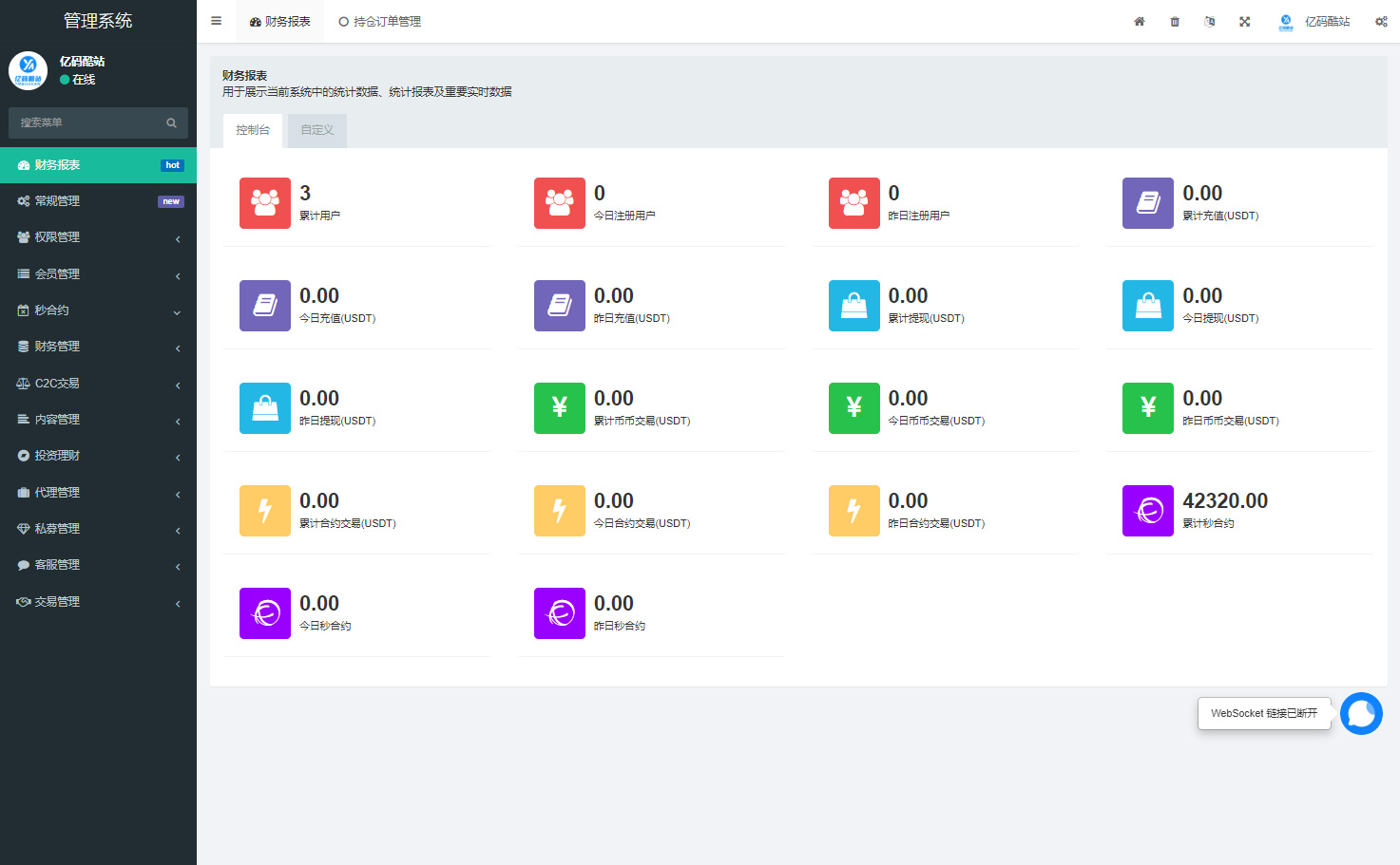 九国语言多功能数字货币交易所系统源码(秒合约 / 币币交易 / C2C / 质押理财完整版)插图7 九国语言多功能数字货币交易所系统源码(秒合约 / 币币交易 / C2C / 质押理财完整版)插图7