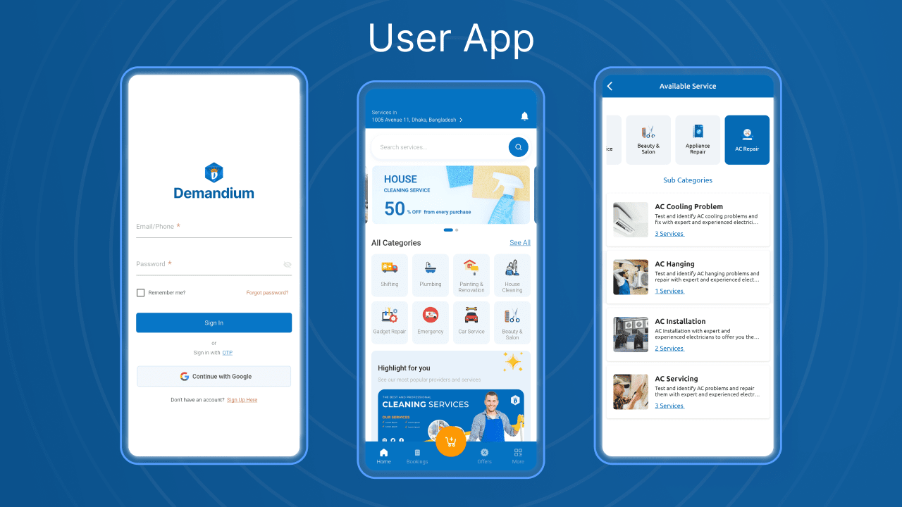 海外上门维修预约系统源码下载｜Laravel + Flutter 多服务商家政服务平台插图