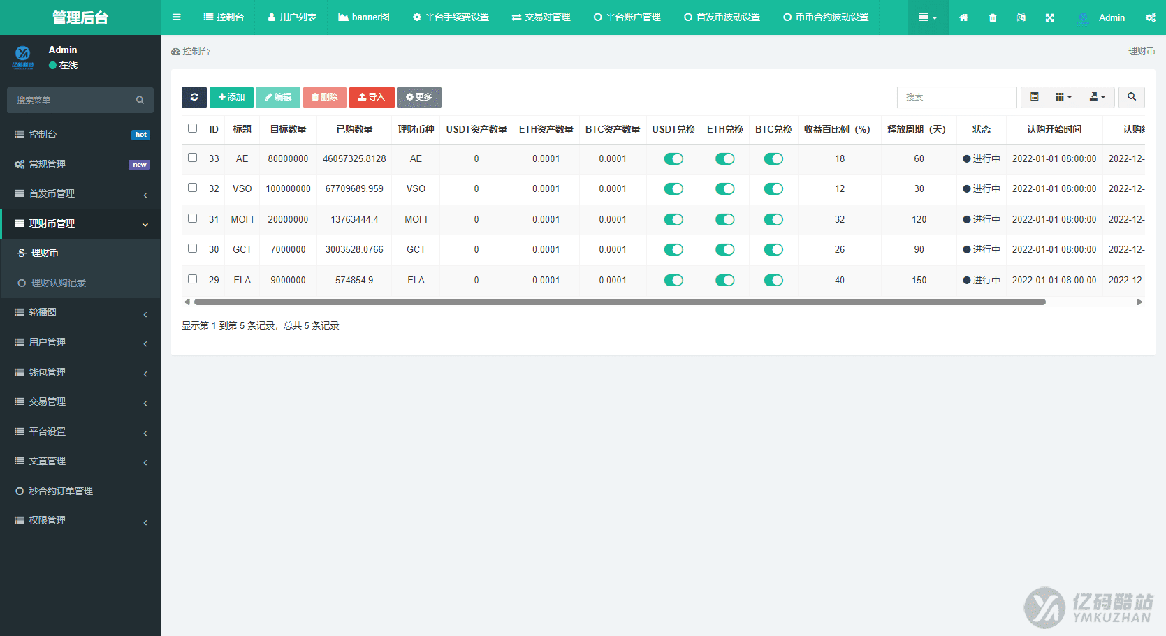 Hotcoin多语言区块链交易所源码下载/币币合约秒合约系统+质押理财平台源码插图11 Hotcoin多语言区块链交易所源码下载/币币合约秒合约系统+质押理财平台源码插图11