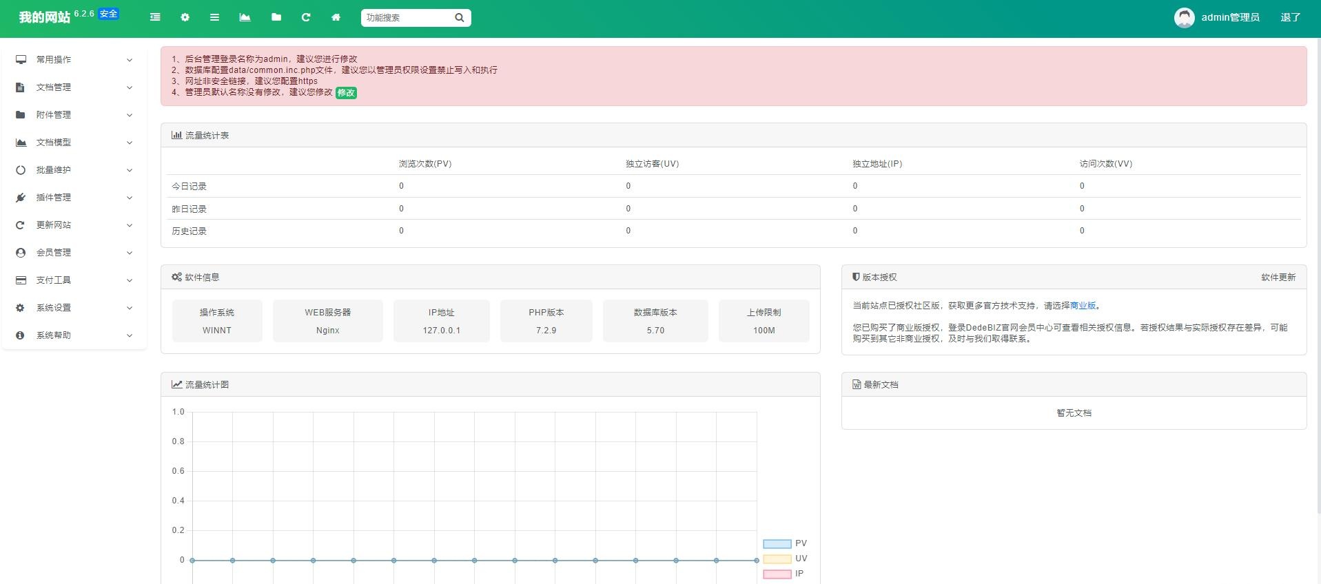 DedeBIZ管理系统源码下载（PHP+Go+Bootstrap）｜开源/企业/安全｜免费授权版插图2