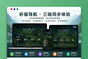 祈福导航系统V1.8功能优化批量操作站点分类