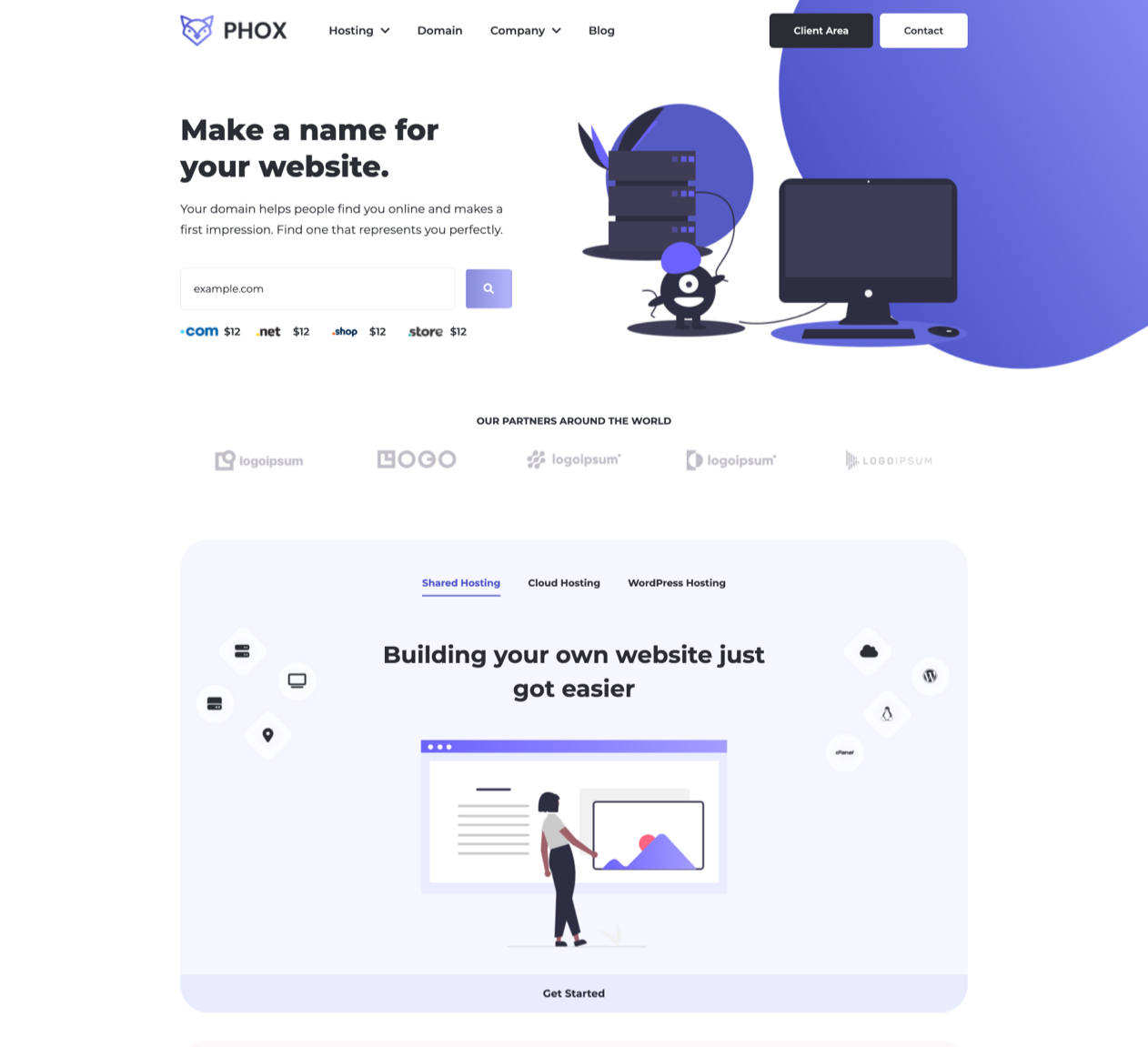 Phox 主题最新版:专为虚拟主机与 IDC 托管公司打造的 WordPress & WHMCS 响应式主题插图 Phox 主题最新版:专为虚拟主机与 IDC 托管公司打造的 WordPress & WHMCS 响应式主题插图