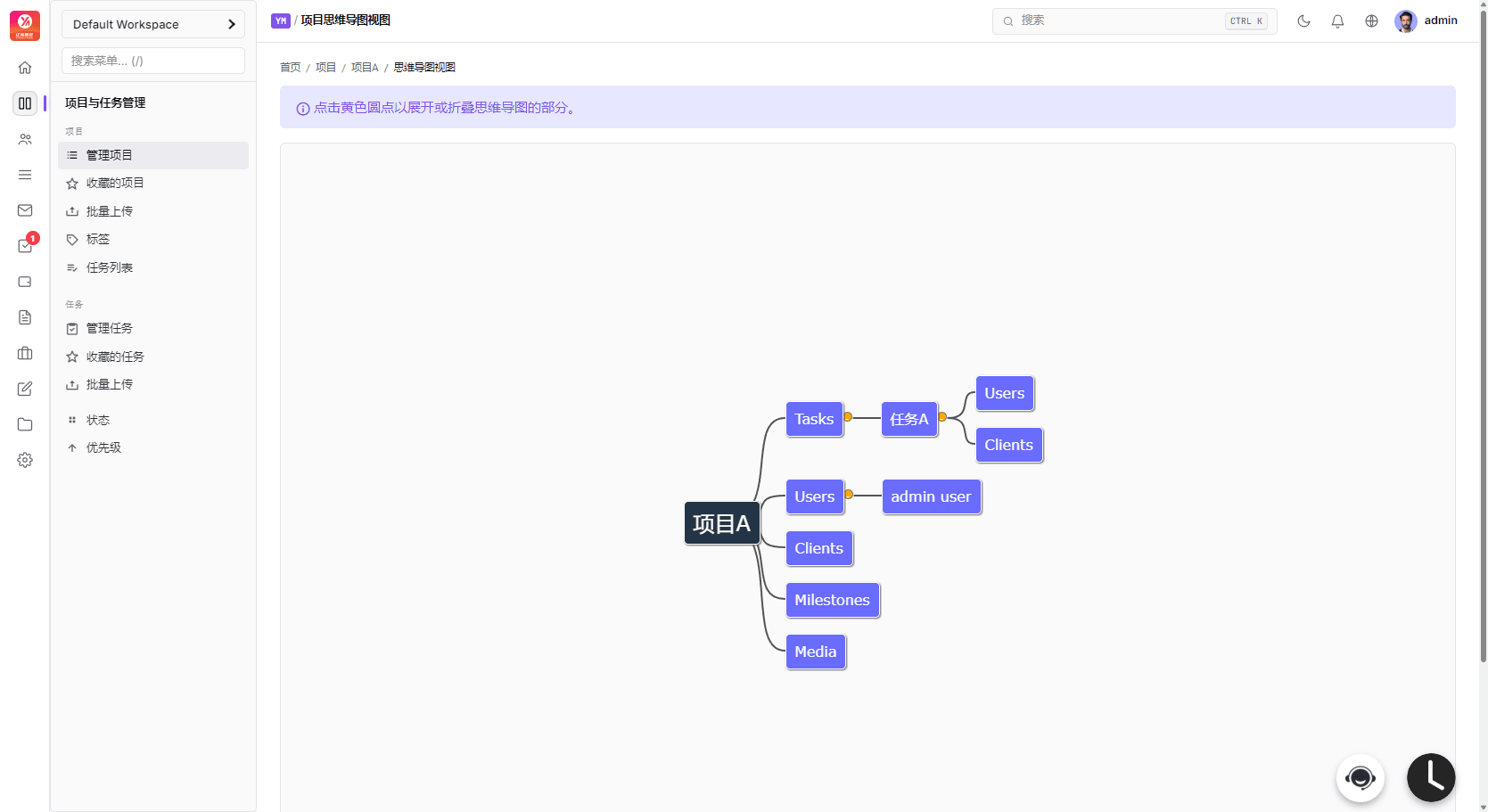PHP项目管理系统源码下载 任务管理 CRM 团队协作 客户管理插图2