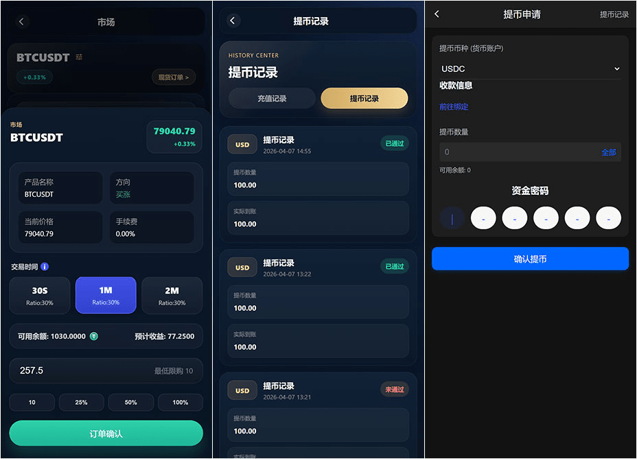 多语言数字货币外汇微盘交易系统源码 Java Spring Boot+Vue3 前后端分离插图3