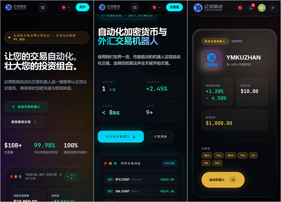 多语言PHP自动加密货币交易源码下载 自动化交易机器人/多链钱包插图