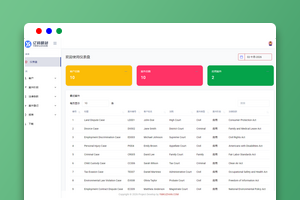 PHP律师事务所管理系统源码/PHP+MySQL律师办公系统/客户案件管理