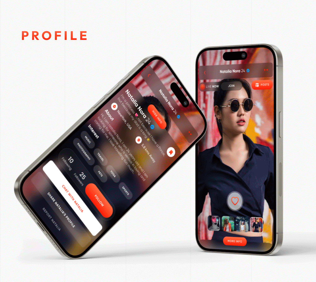 社交约会直播APP源码/Flutter+Laravel交友系统/实时聊天/直播礼物/金币支付插图3