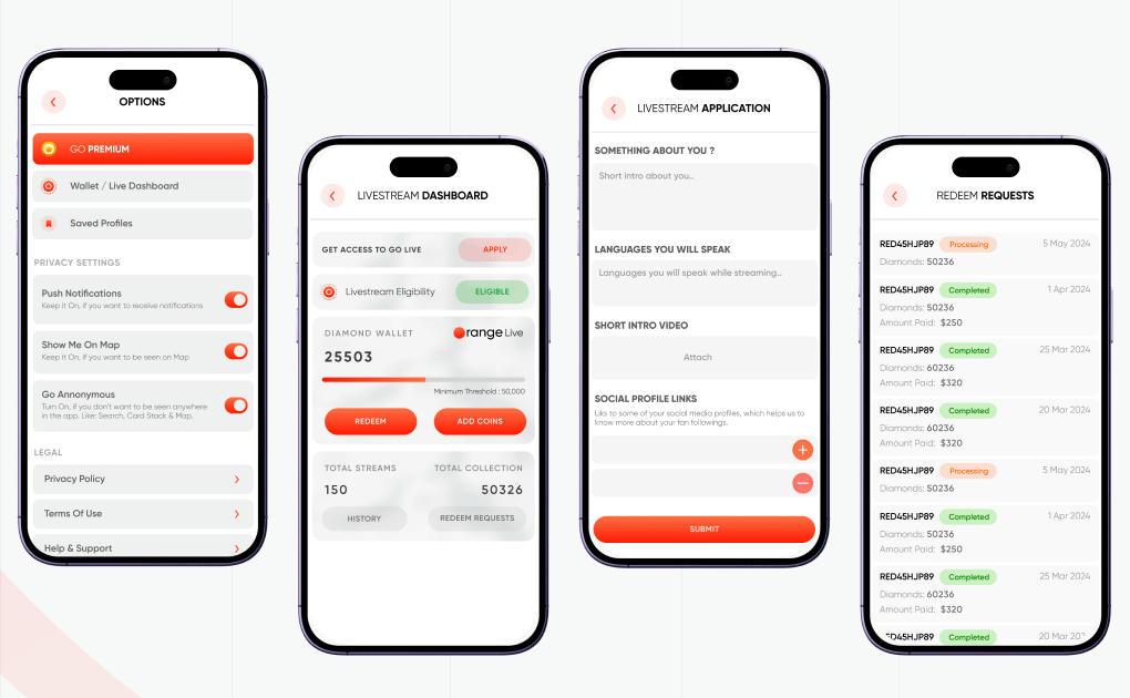 社交约会直播APP源码/Flutter+Laravel交友系统/实时聊天/直播礼物/金币支付插图6